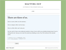 Tablet Screenshot of mactyre.net